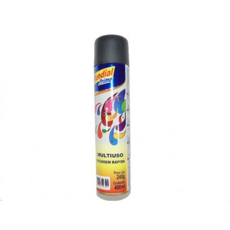 TINTA PRETO FOSCO 400ML [MUNDIAL]