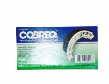 LONA FREIO YBR125 DIANT/TRAS FAZER250 CRYPTON115 CP307 MOLA PEQUENA [COBREQ]