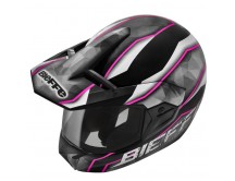 CAPACETE 3SPORT THUNDER PRETO/ROSA 56 [BIEFFE]